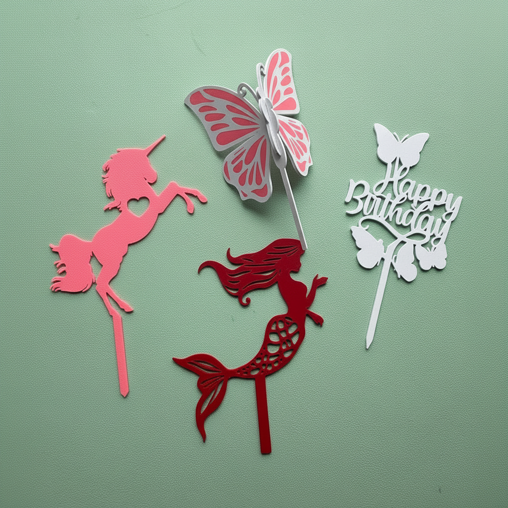 3D Printed Birthday Cake Toppers: A Last-Minute Success Story