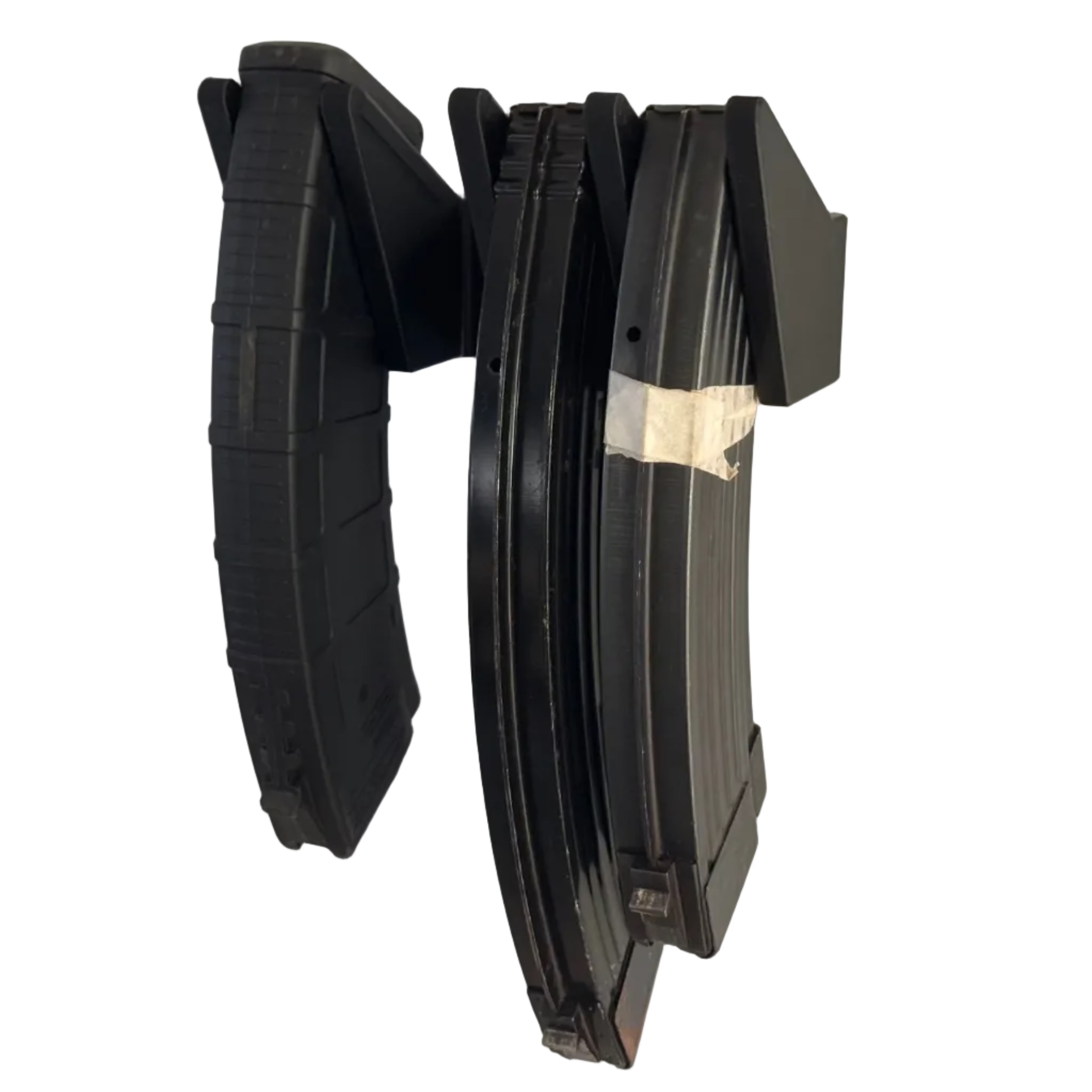 3d printed black AK magnetic magazine holder 