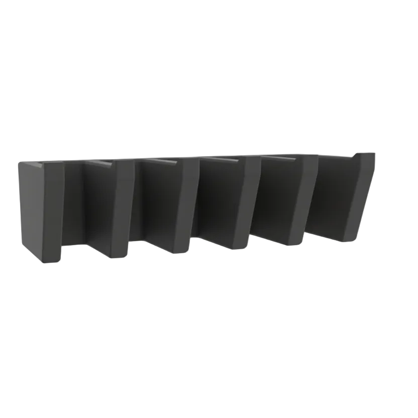 3d printed petg-cf dark grey AR15 magnetic magazine holder 