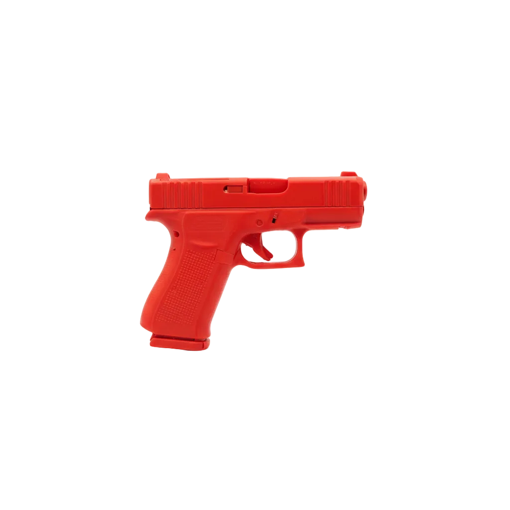 3d printed glock 43 x dummy model in red 