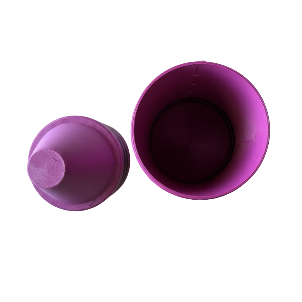 3d printed purple storage crayon