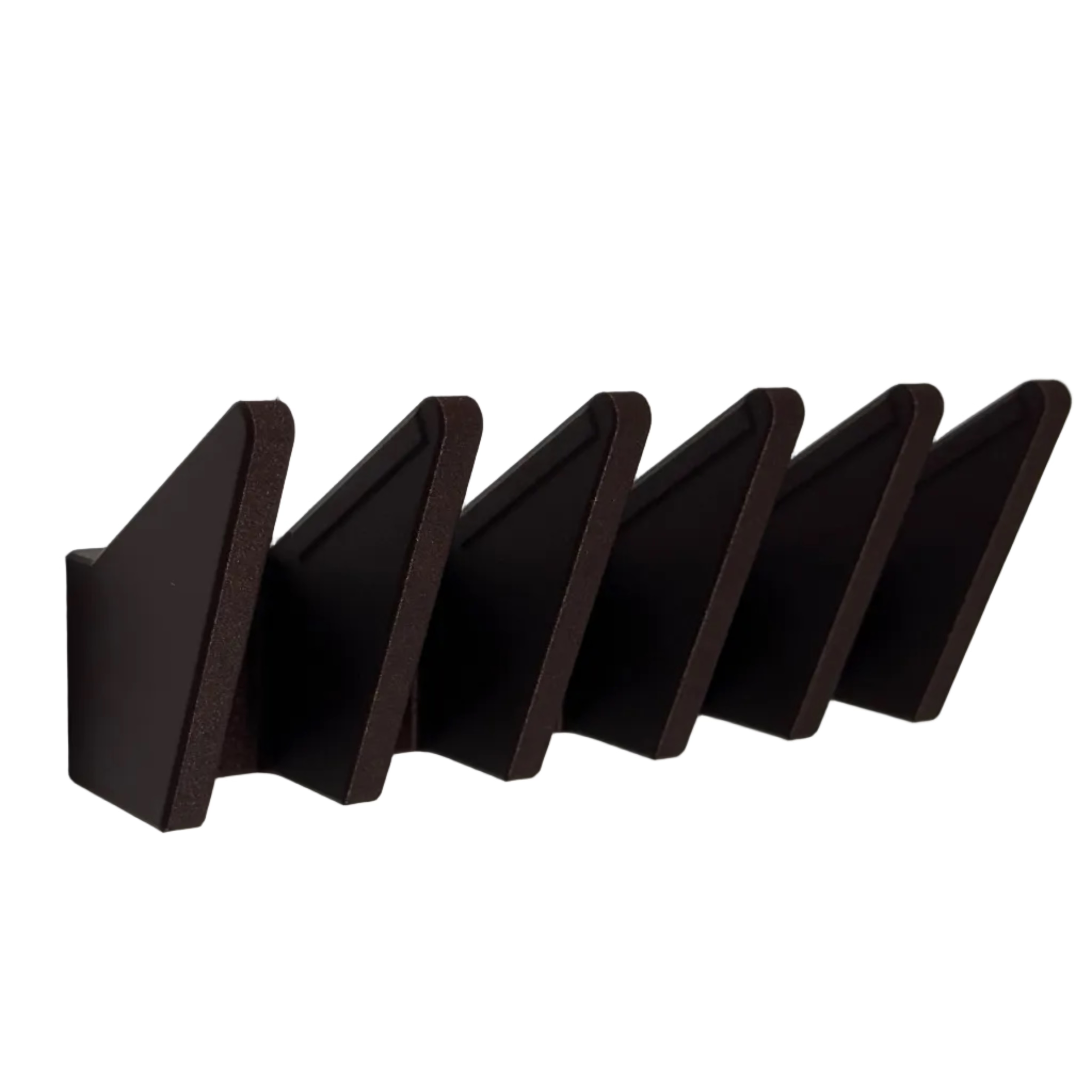 3d printed mahogany red/brown magazine holder 
