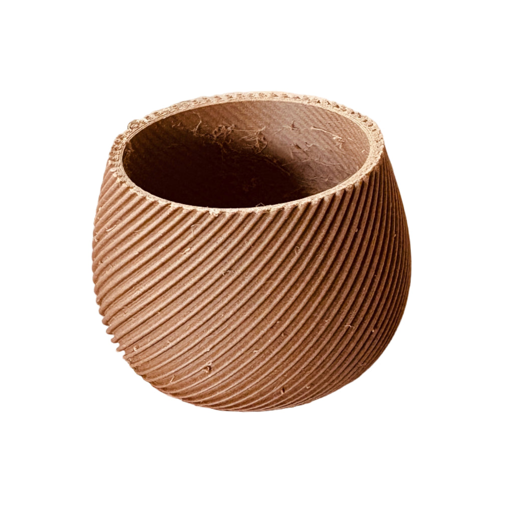 Rustic spiral mini planter