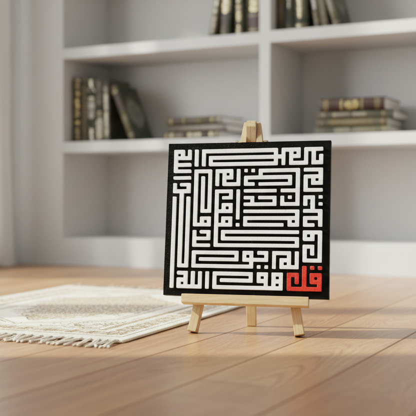 16 x 16cm kufic script