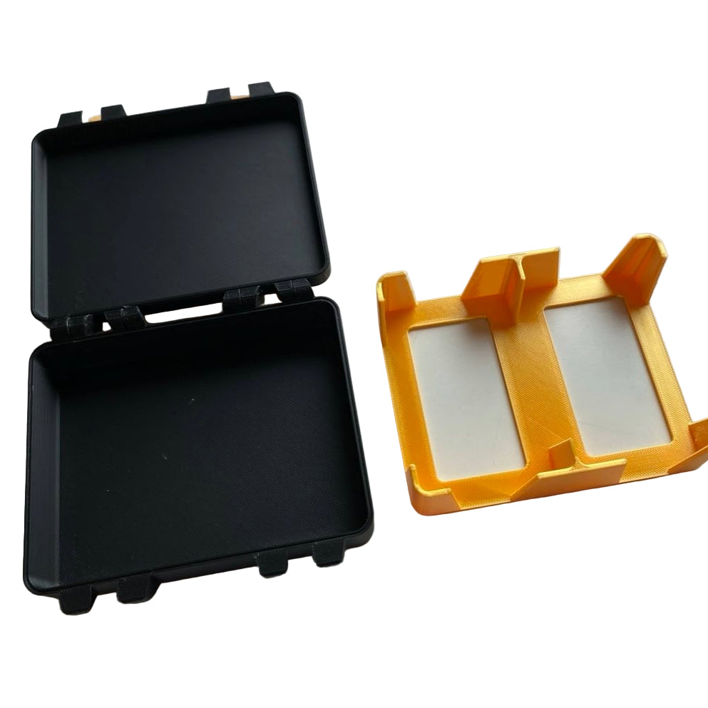 Uno No Mercy Insert - open box - black and yellow