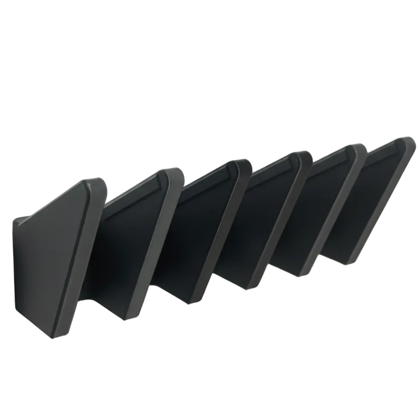 3d printed magnetic AK magazine holders in dark grey