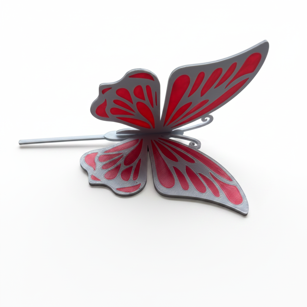 Butterfly Cake Topper Inner Detail