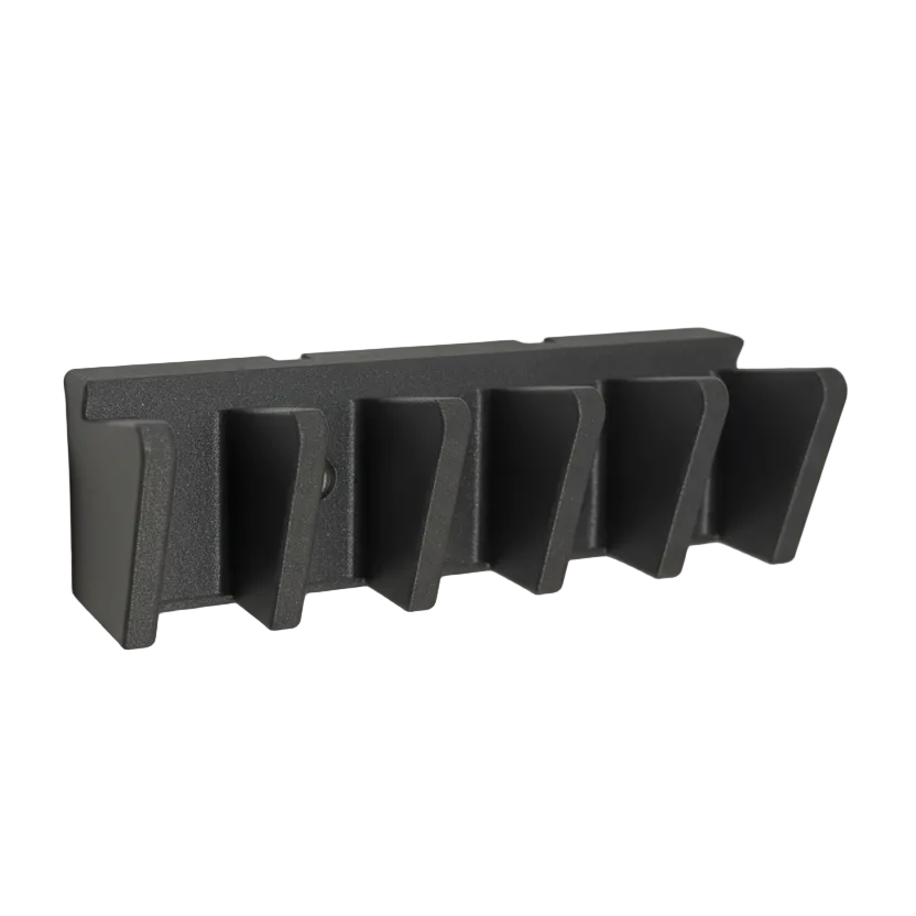 3d printed dark grey magnetic glock and tp9 magazine holder
