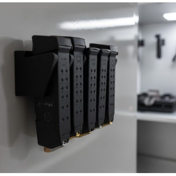 Glock Magazine Holder Safe Door View