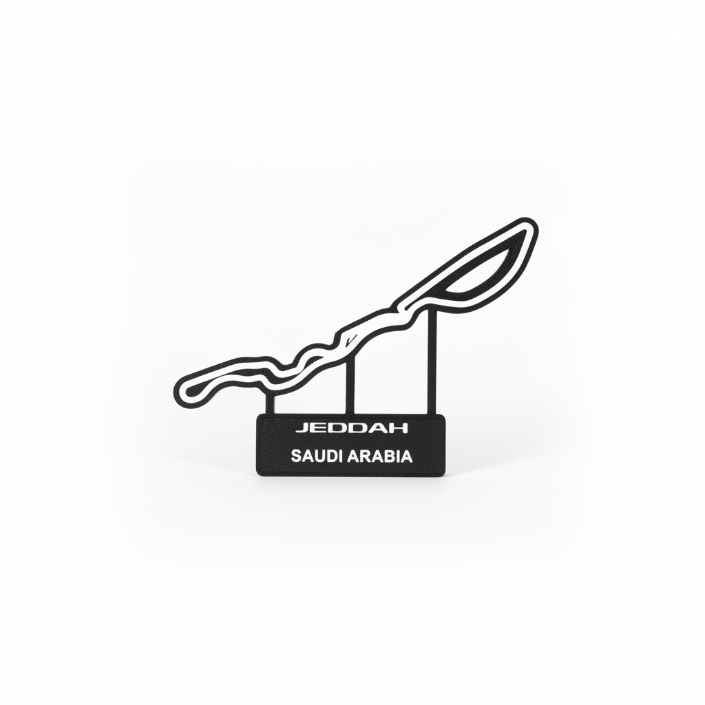 Jeddah Saudi Arabia F1 Track Art