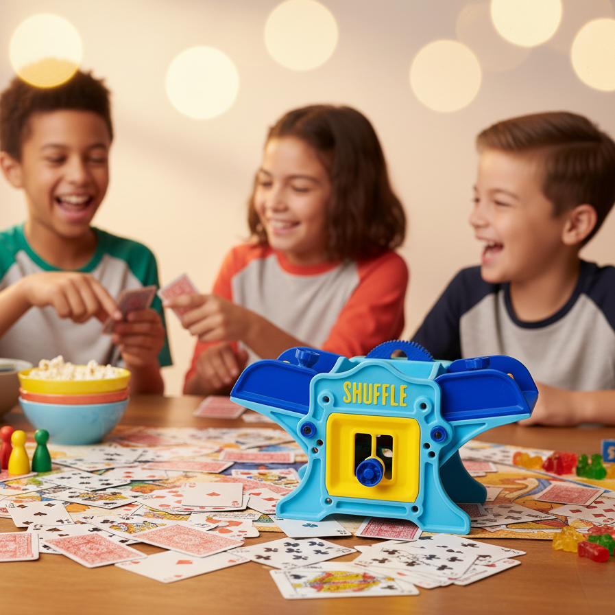 Kid-Friendly Game Night Backdrop - Square