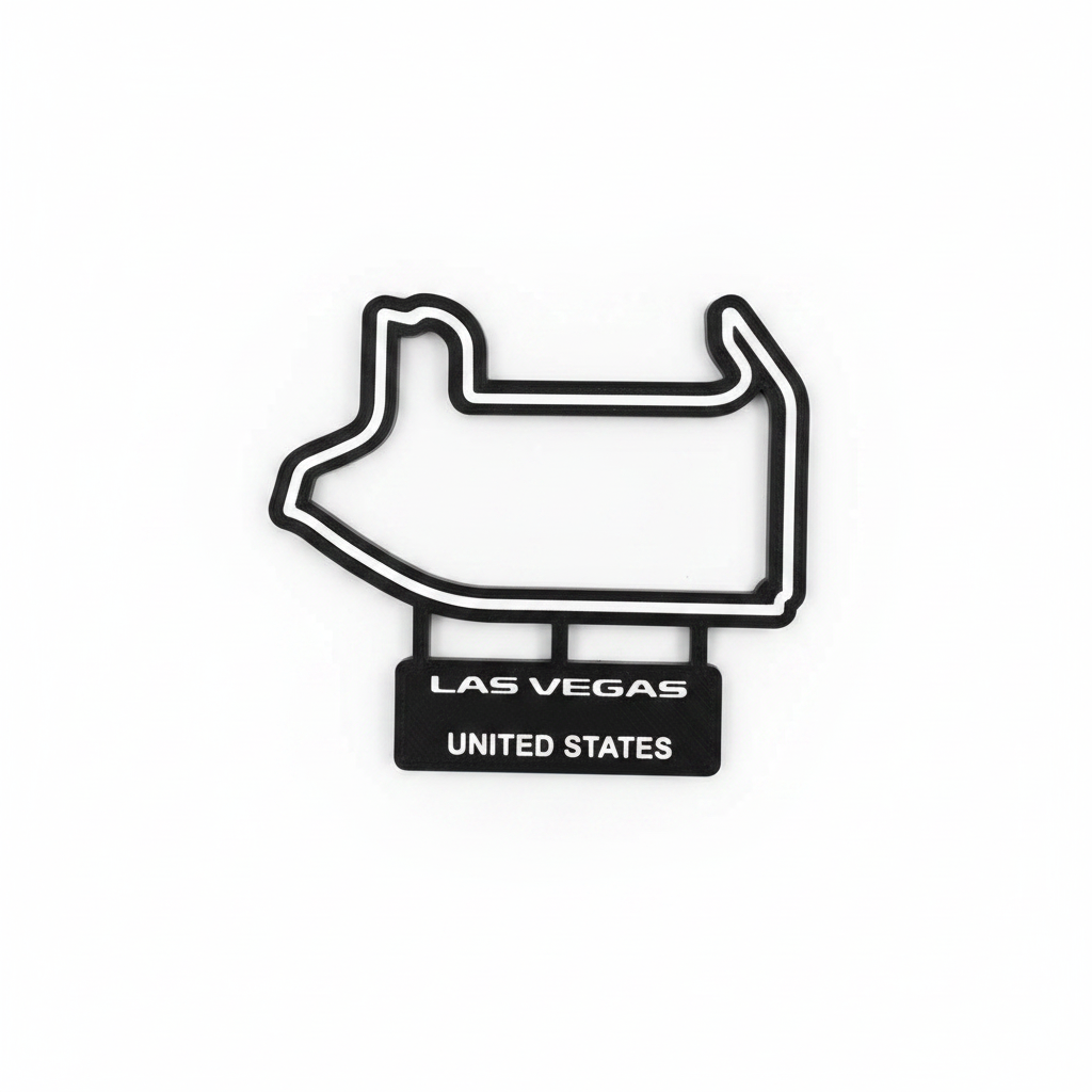 Las Vegas United States F1 Track Art
