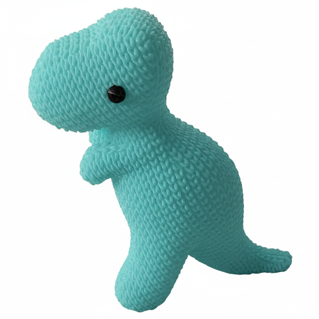 Light Aqua Blue T-Rex