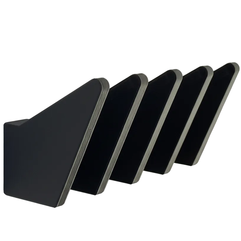 Magazine holder in charcoal grey