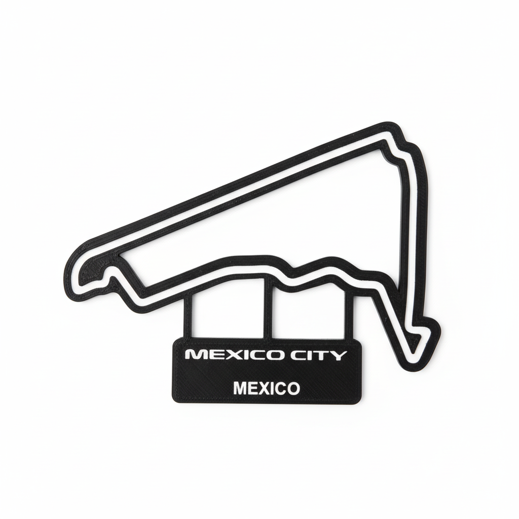 Mexico City Mexico F1 Track Art