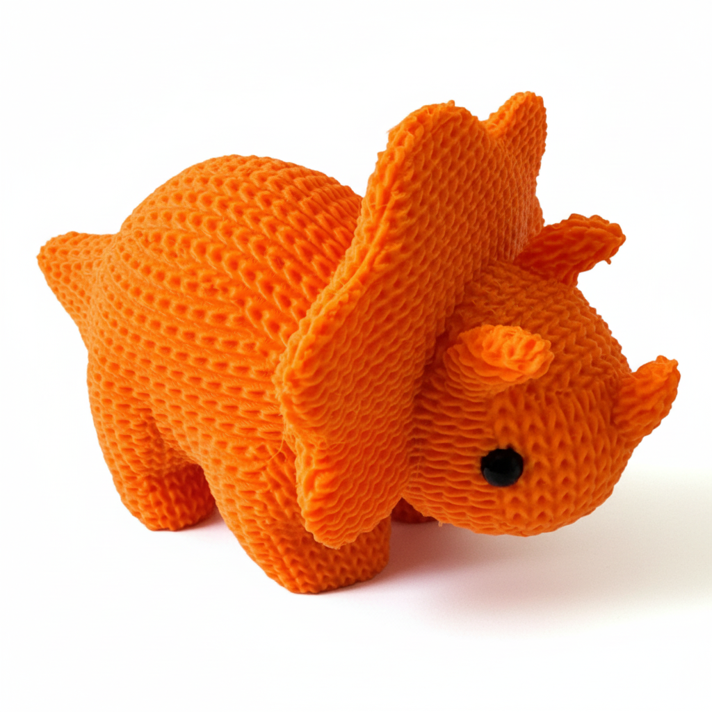 Orange Triceratops
