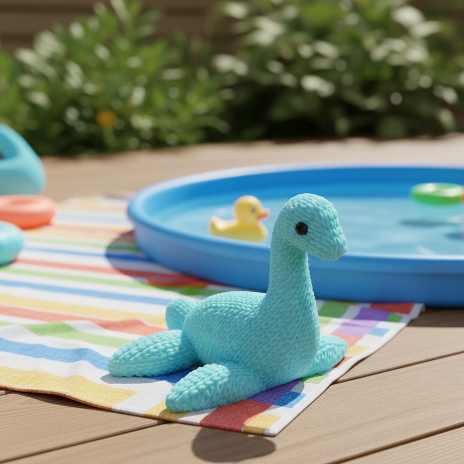 Plesiosaurus by paddling pool