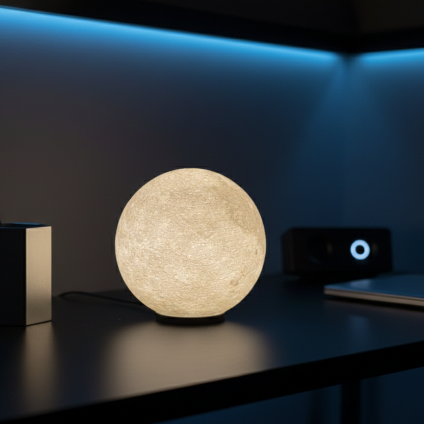 moon lamp demonstration