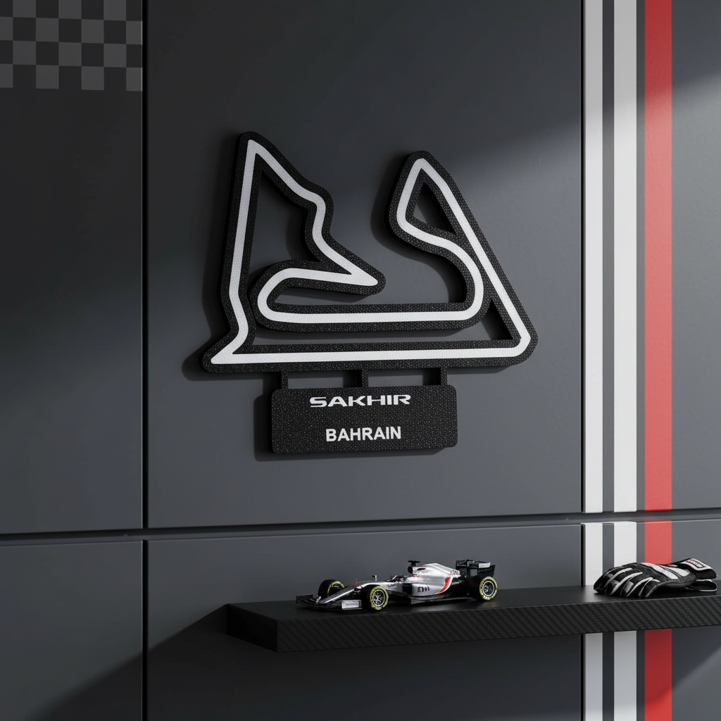 Sakhir Bahrain F1 Track Art - F1 Themed Context