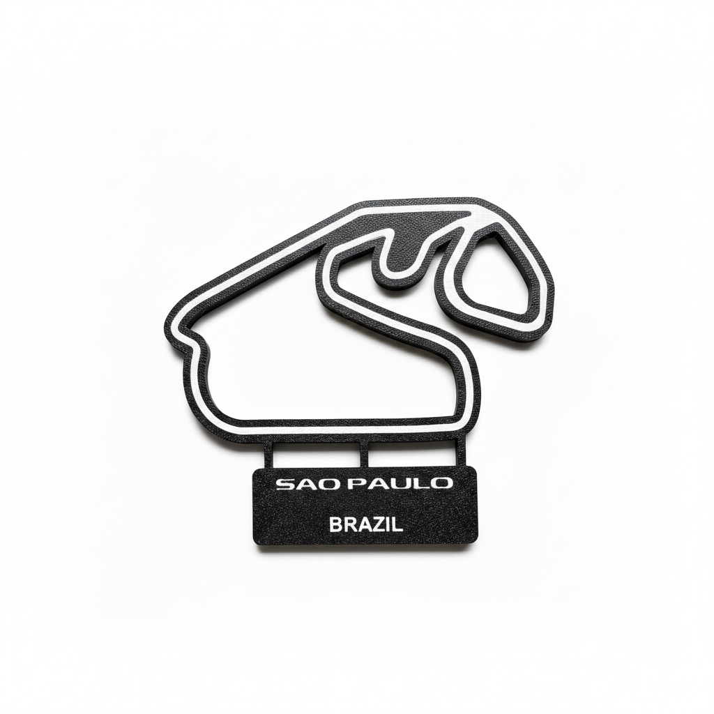Sao Paulo Brazil track centered product photo