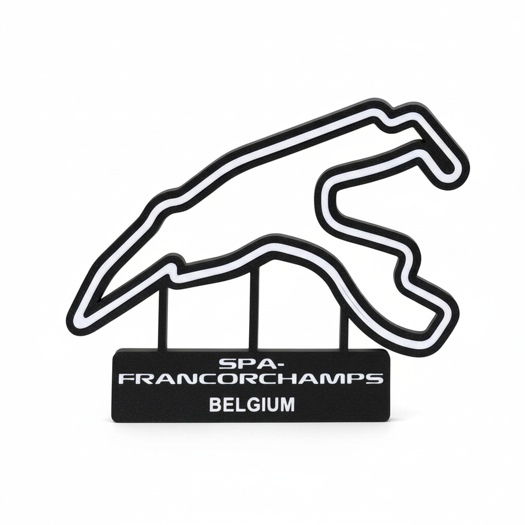 Spa-Francorchamps Belgium F1 Track Art