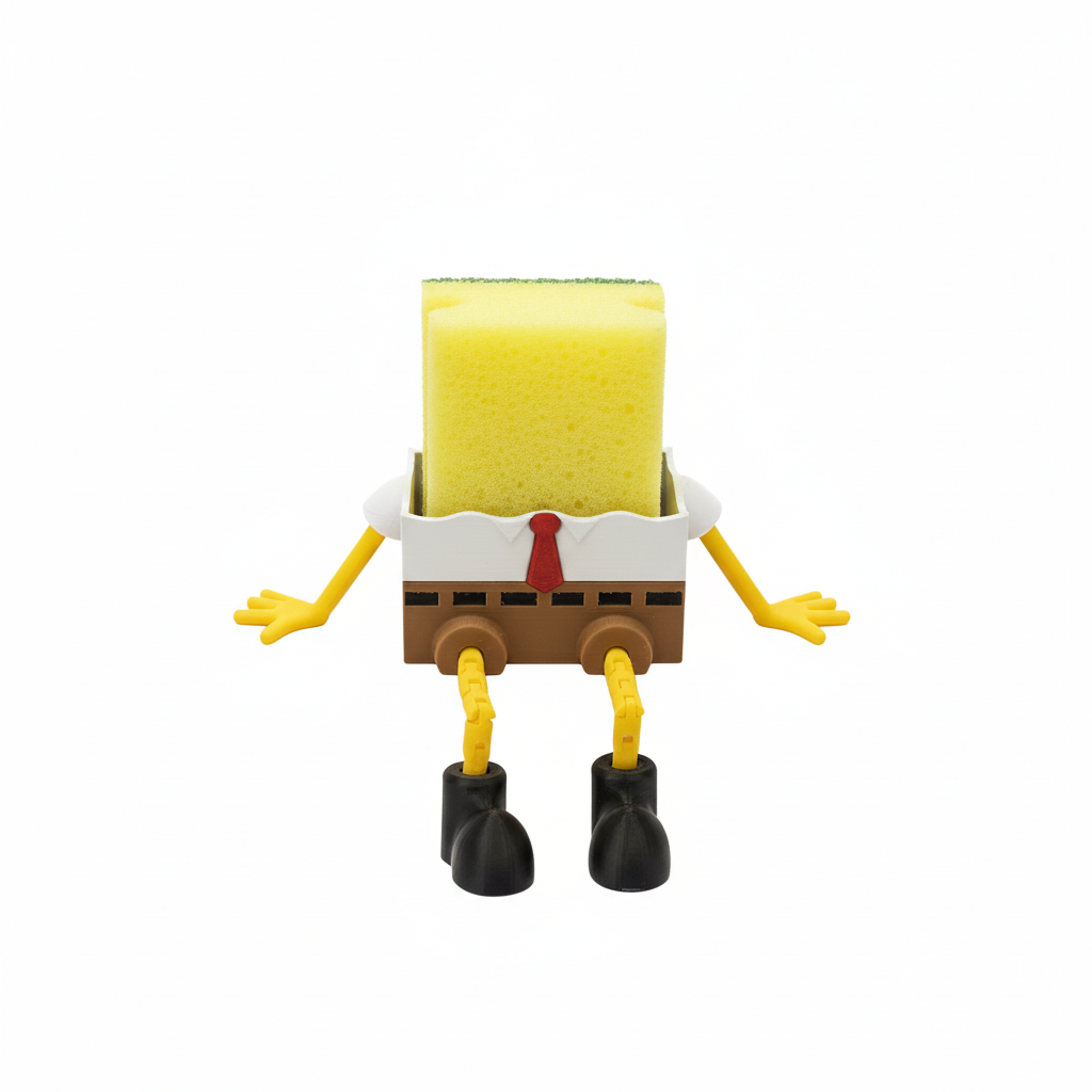 SpongeBob sponge holder absolute white background