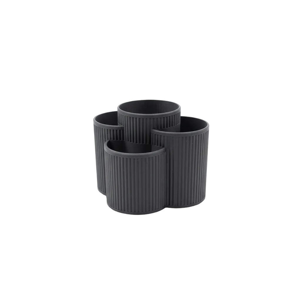 Stationery holder main view - darker grey