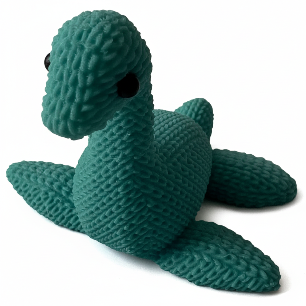 Teal Green Plesiosaurus