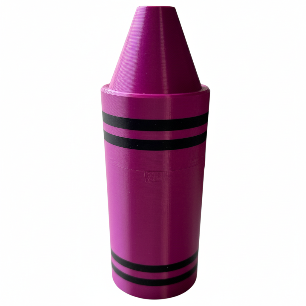 White background straight view - Storage crayon